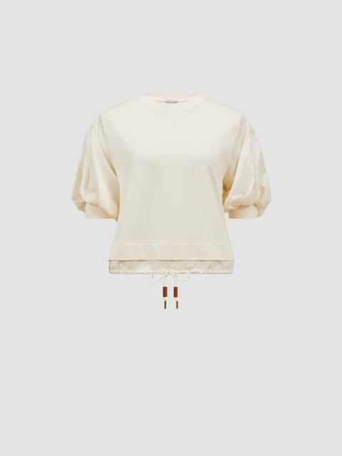 Puff Sleeve Cotton T-Shirt