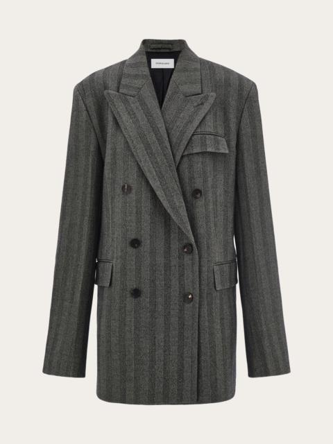 Oversize double breasted blazer