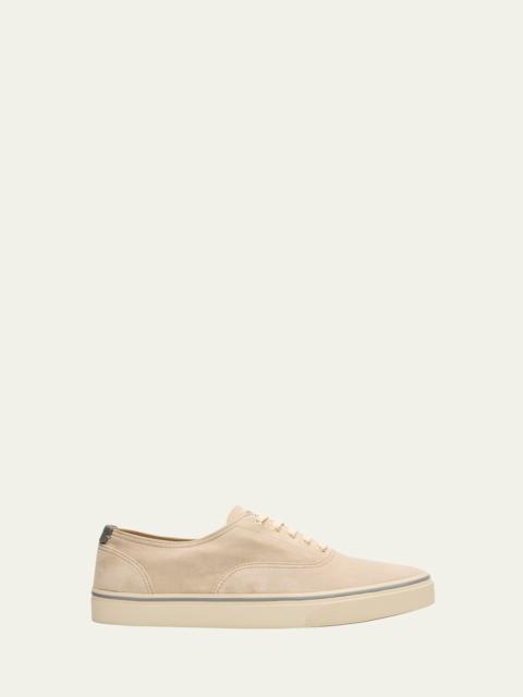 Men's Low-Top Suede Sneakers