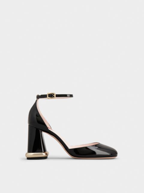 Ankle Strap Pumps in patent leather