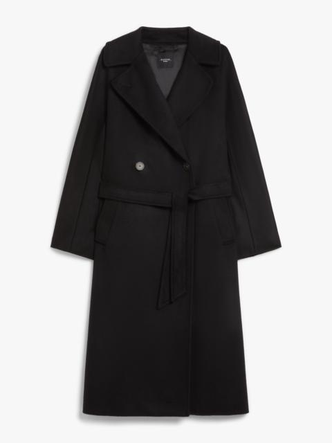 RESINA Belted wool coat