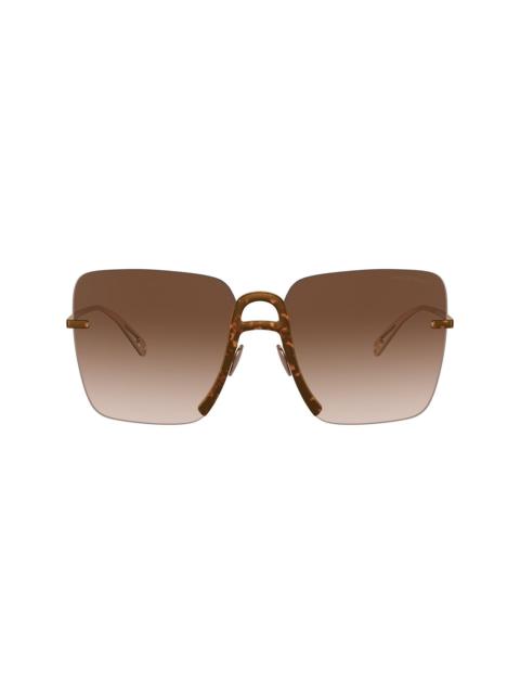 oversized-frame sunglasses