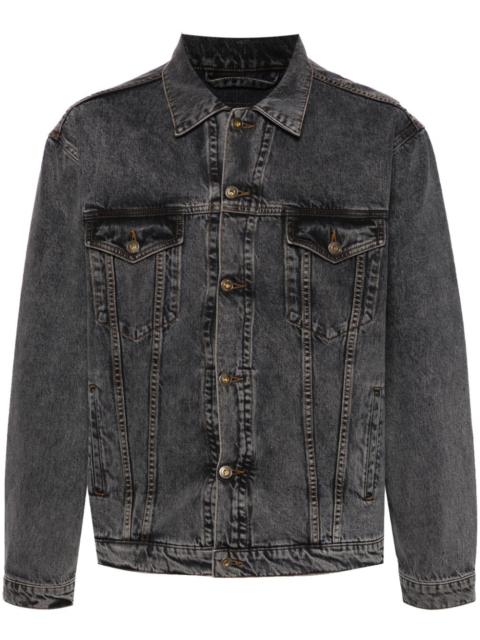 logo-patch denim jacket