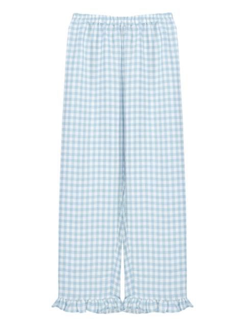 linen-blend trousers