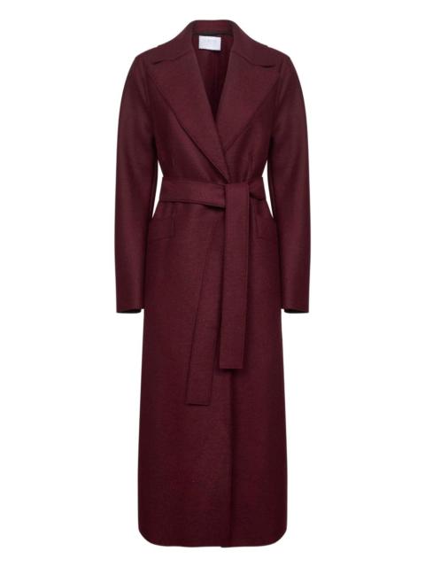 belted wrap coat