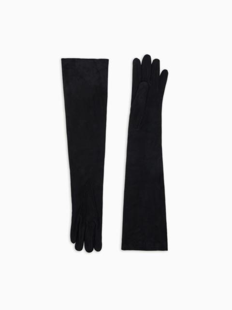 LONG SUEDE GLOVES