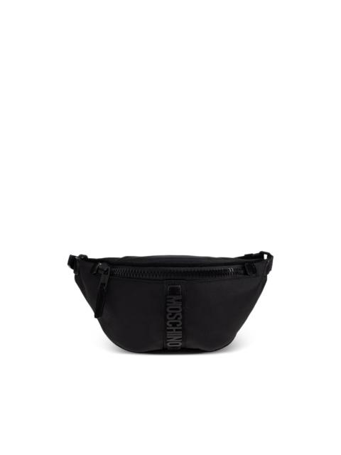 logo zip belt bag
