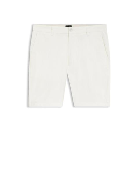 MODERN-FIT SHORTS IN STRETCH-COTTON TWILL