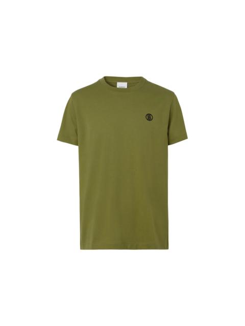 Burberry Monogram Motif Cotton T-Shirt Spruce Green/Black