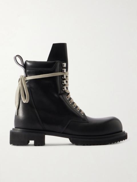 Army Gabe Leather Boots Black