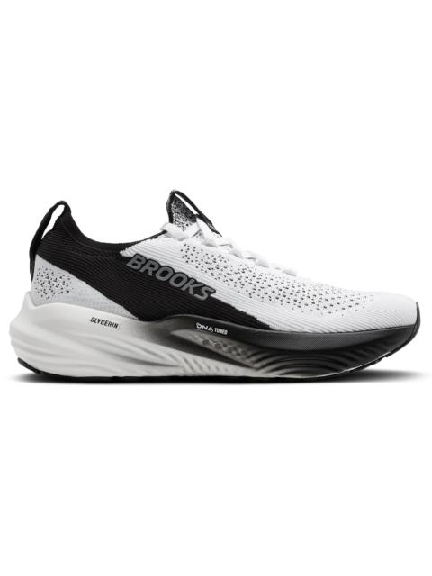 Brooks Glycerin StealthFit 22 White Grey Black (Women's)