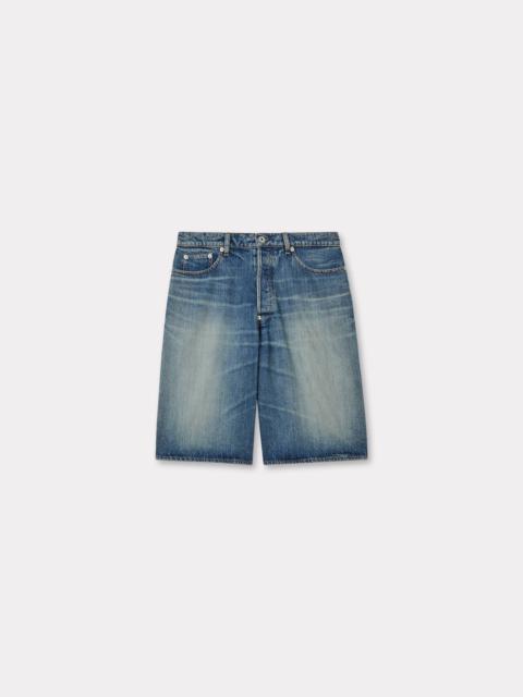 Straight short in japanese denim