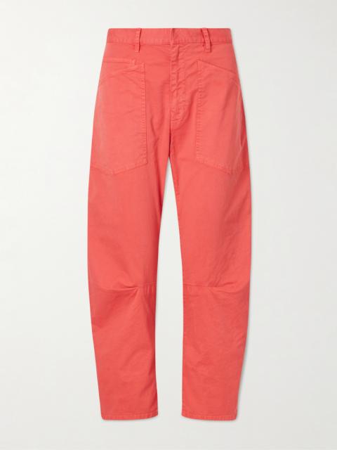 Shon Cotton-blend Twill Tapered Pants