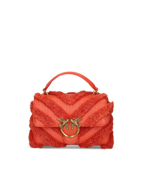 fringed-chevron shoulder bag