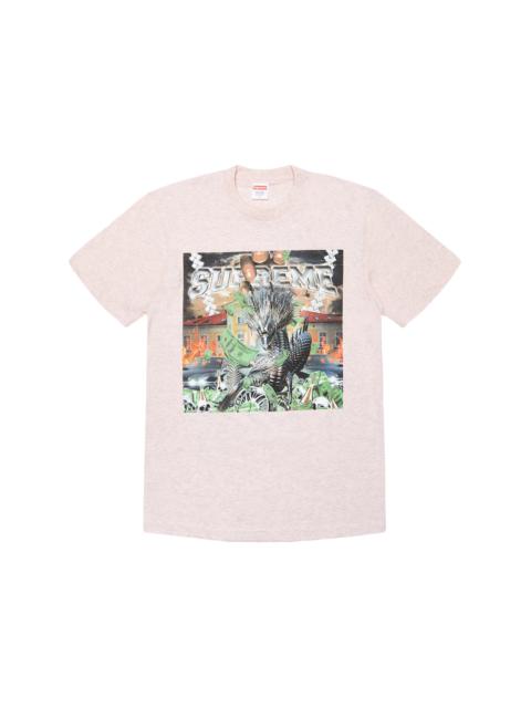 Supreme Dragon Tee Heather Pink