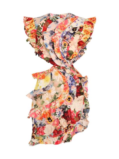 WONDERLAND FRILL MINI DRESS