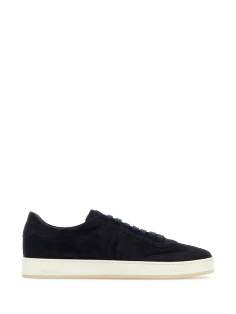 Navy blue suede laRGS 2 sneakers