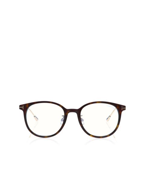 BLUE BLOCK SOFT ROUND OPTICALS
