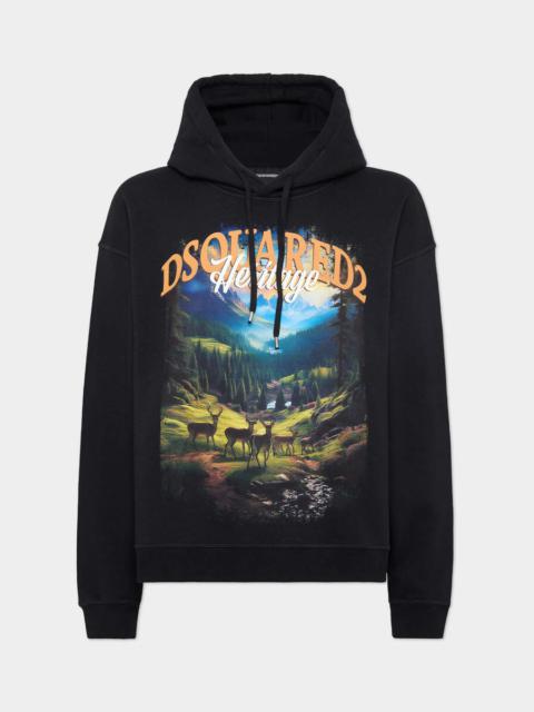 RELAX FIT CANADA HOODIE