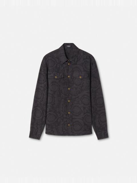 Barocco Jacquard Chambray Shirt