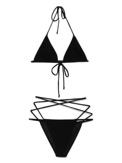criss-cross bikini set