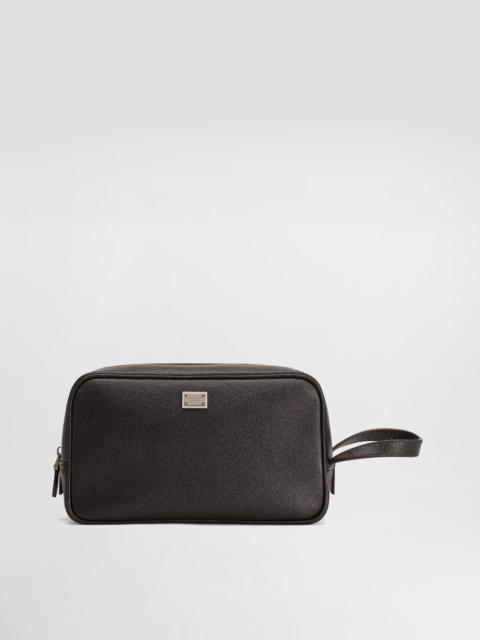 Sicily calfskin necessaire