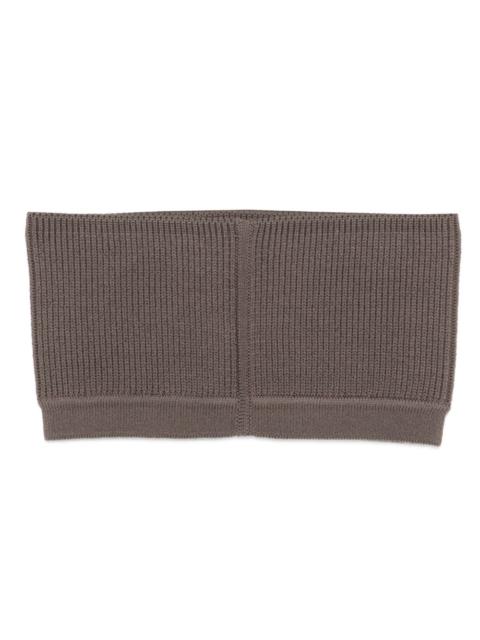 fine-ribbed cropped top