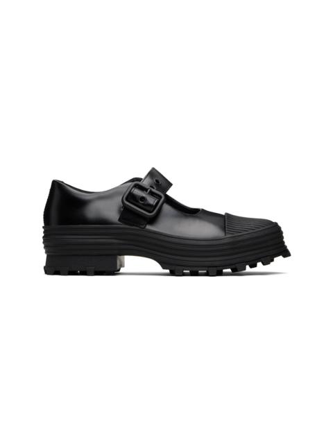Black Traktori Loafers