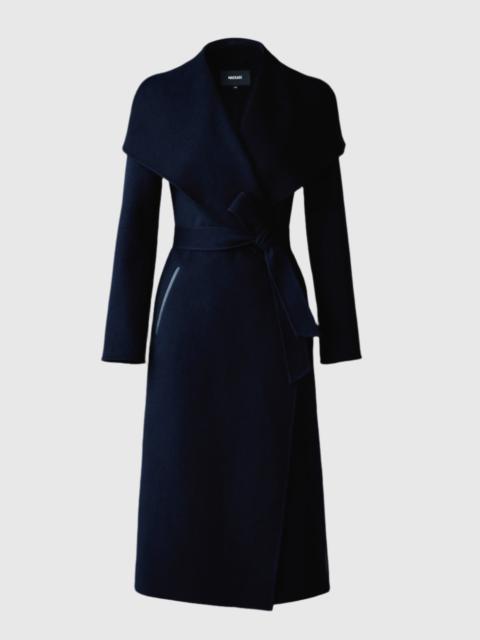 MAI-CN Double-face wool wrap coat