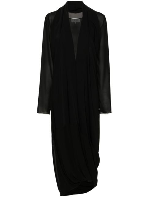 layered sheer maxi dress