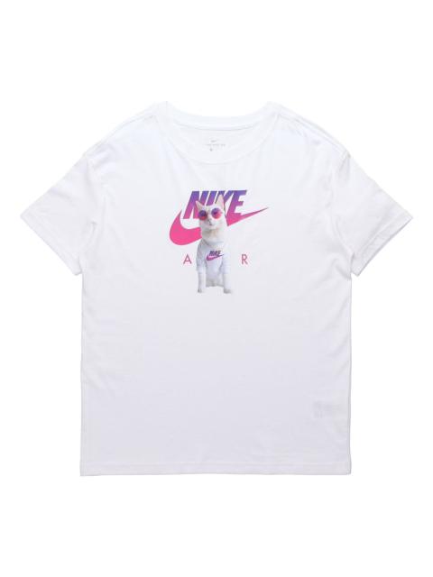(WMNS) Nike AS W Nike Sportswear Tee BOY INSTACAT White DD1496-100