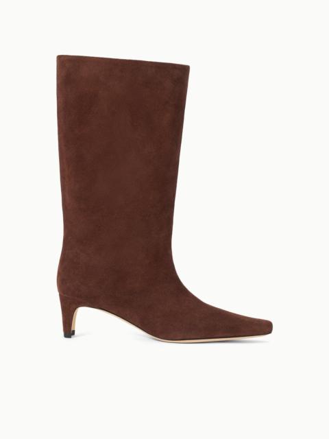 STAUD MIDCALF WALLY BOOT MAHOGANY