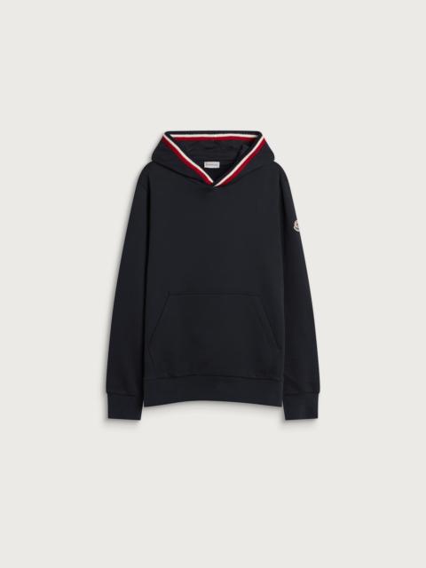 Moncler Knitted Trim Hoodie