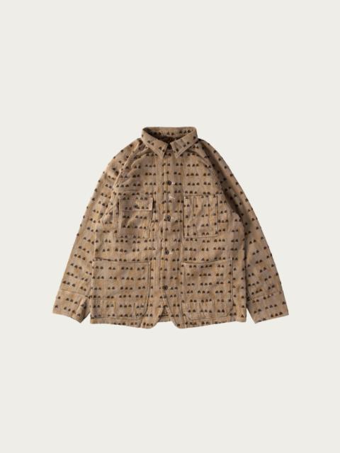 Cotton TUME-BASHOH CACTUS Coverall - Beige