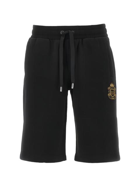 logo-embroidered shorts