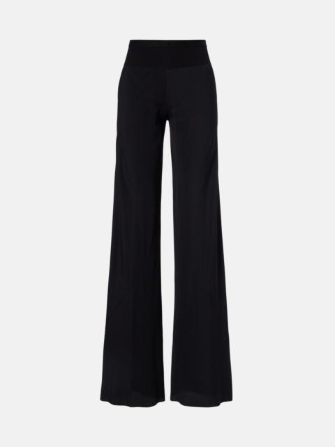 Bias wide-leg pants