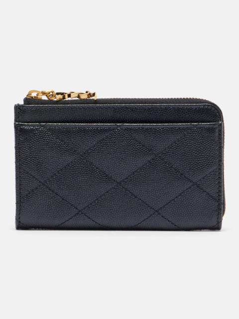 Cassandre Bijou quilted leather card case