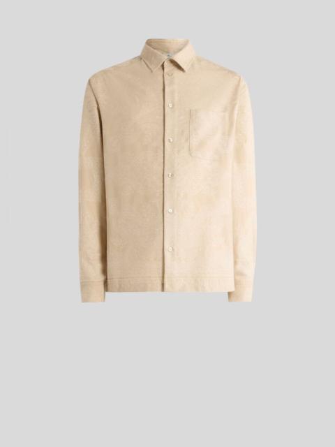 PAISLEY COTTON JACQUARD SHIRT