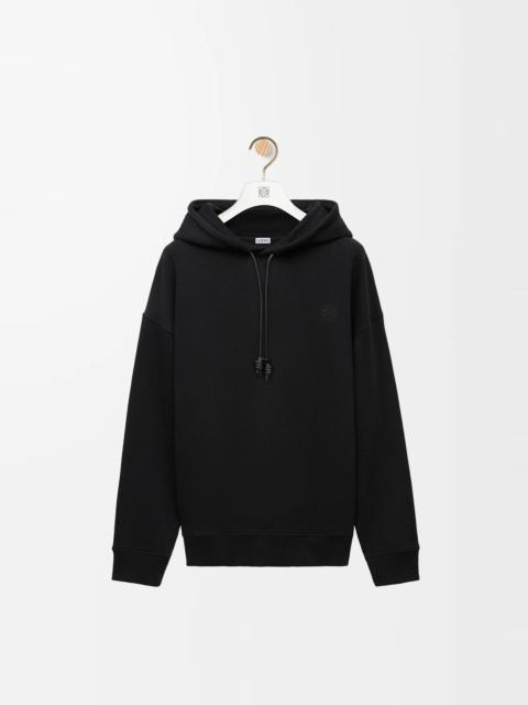 Relaxed fit hoodie in cotton