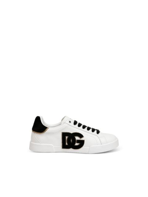 DG logo-patch sneakers