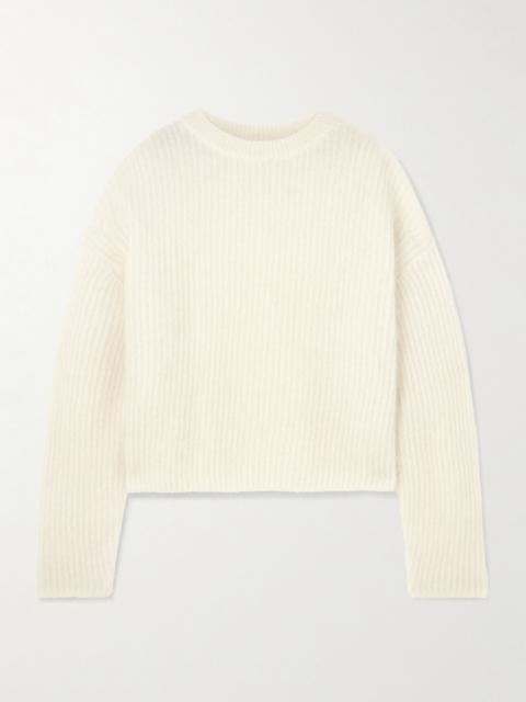 Ribbed Mohair-blend Sweater