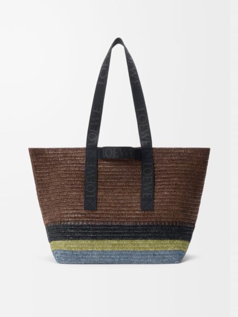Fold Shopper in raffia