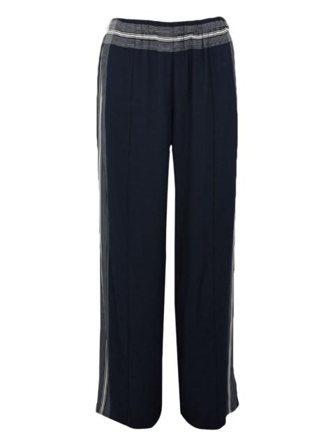 elasticated-waist trousers