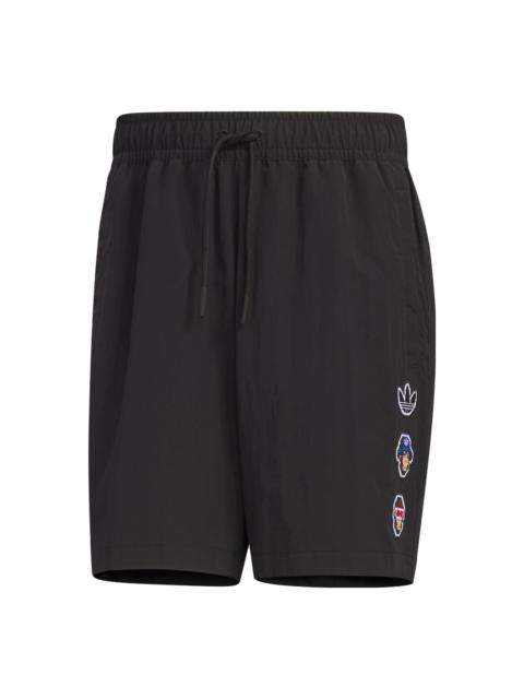 adidas originals x Monkey Kingdom Woven Shorts 'Black' IP1796