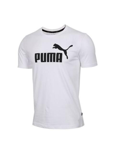 PUMA ESS NO.1 Logo Round Neck Short Sleeve White 844642-02