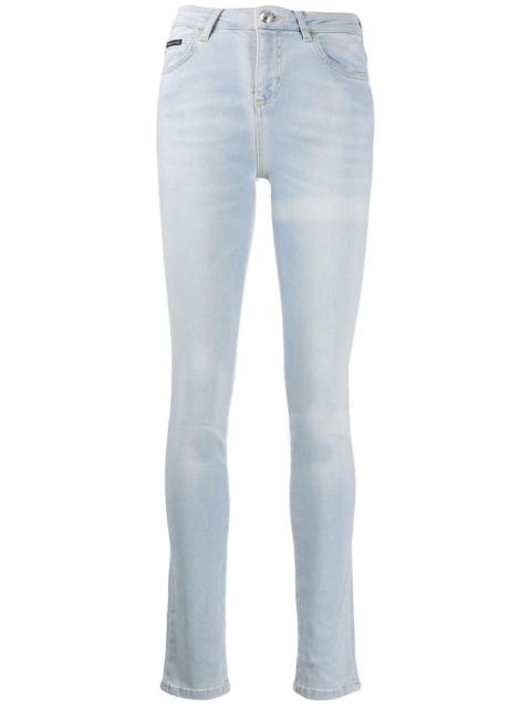 high-rise skinny jeans