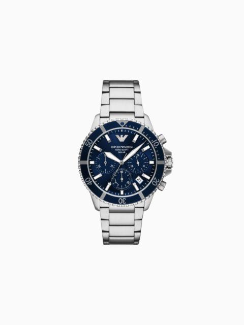 WORLD EXPLORER SOLAR-POWERED CHRONOGRAPH STAINLESS STEEL WATCH