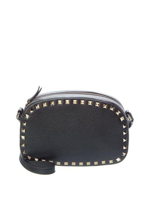 Valentino Rockstud Grainy Leather Camera Bag