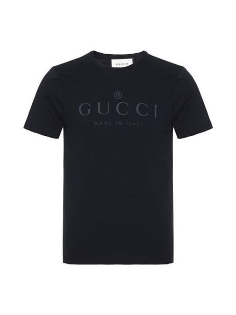 Gucci Logo T-shirt 'Black' 441685-X3A80-1000