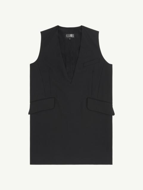 Tailoring Wool Mini Dress